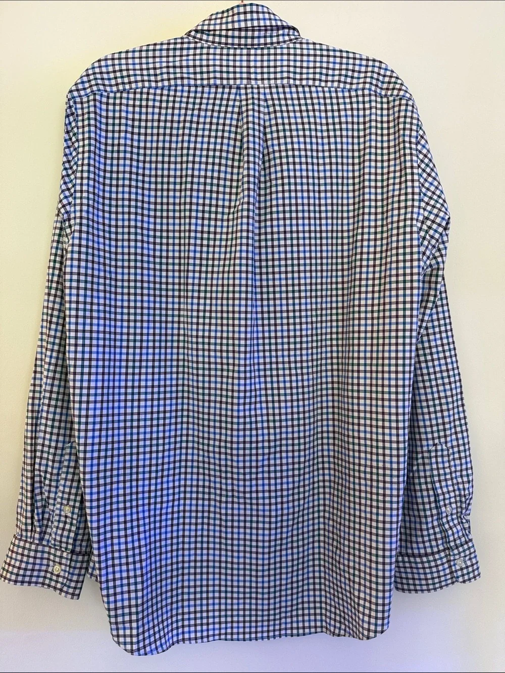 Ralph Lauren Blue & Green Plaid Button-Down Shirt